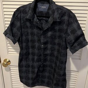 Men’s Calvin Klein casual short sleeve button down
